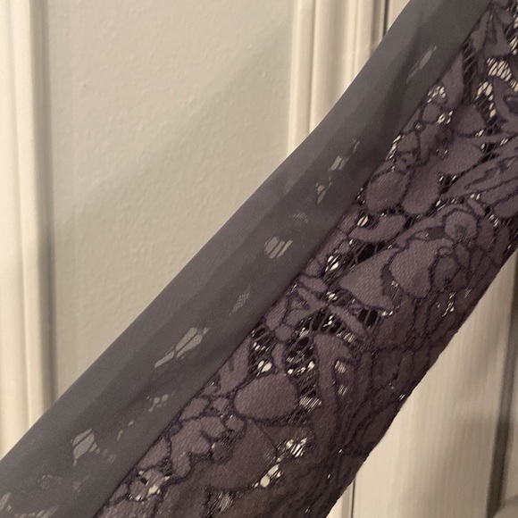 Madewell Gray lace shift dress size 8 - Picture 5 of 12